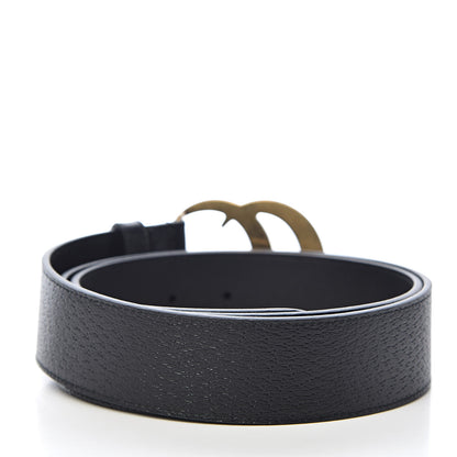Gucci Textured Calfskin Double G 40mm Belt 100 40 Black 3 of 6