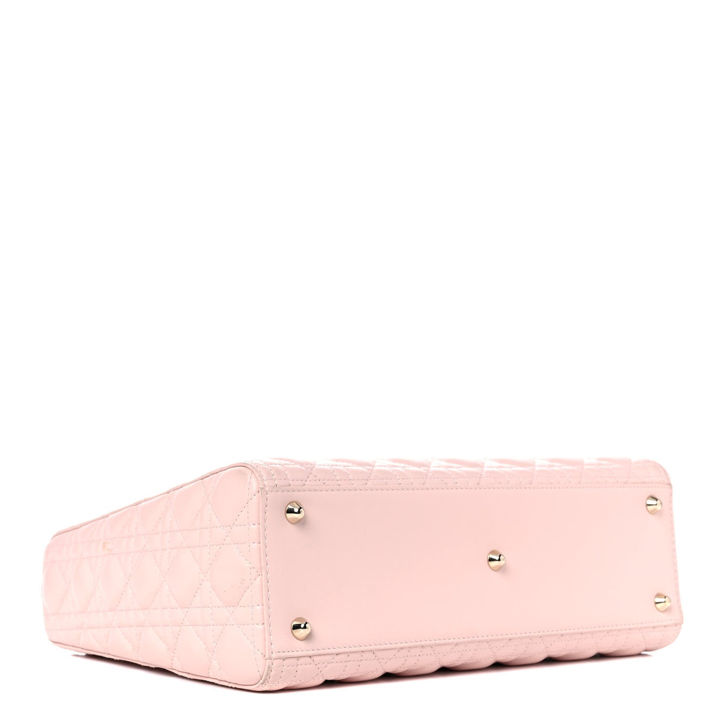 Lambskin Cannage Large Lady Dior Light Pink