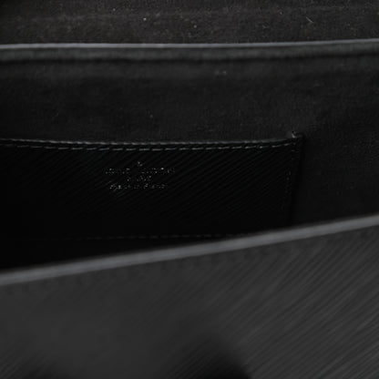 Louis Vuitton Epi Twist Shoulder Bag MM Matte Black 8 of 11