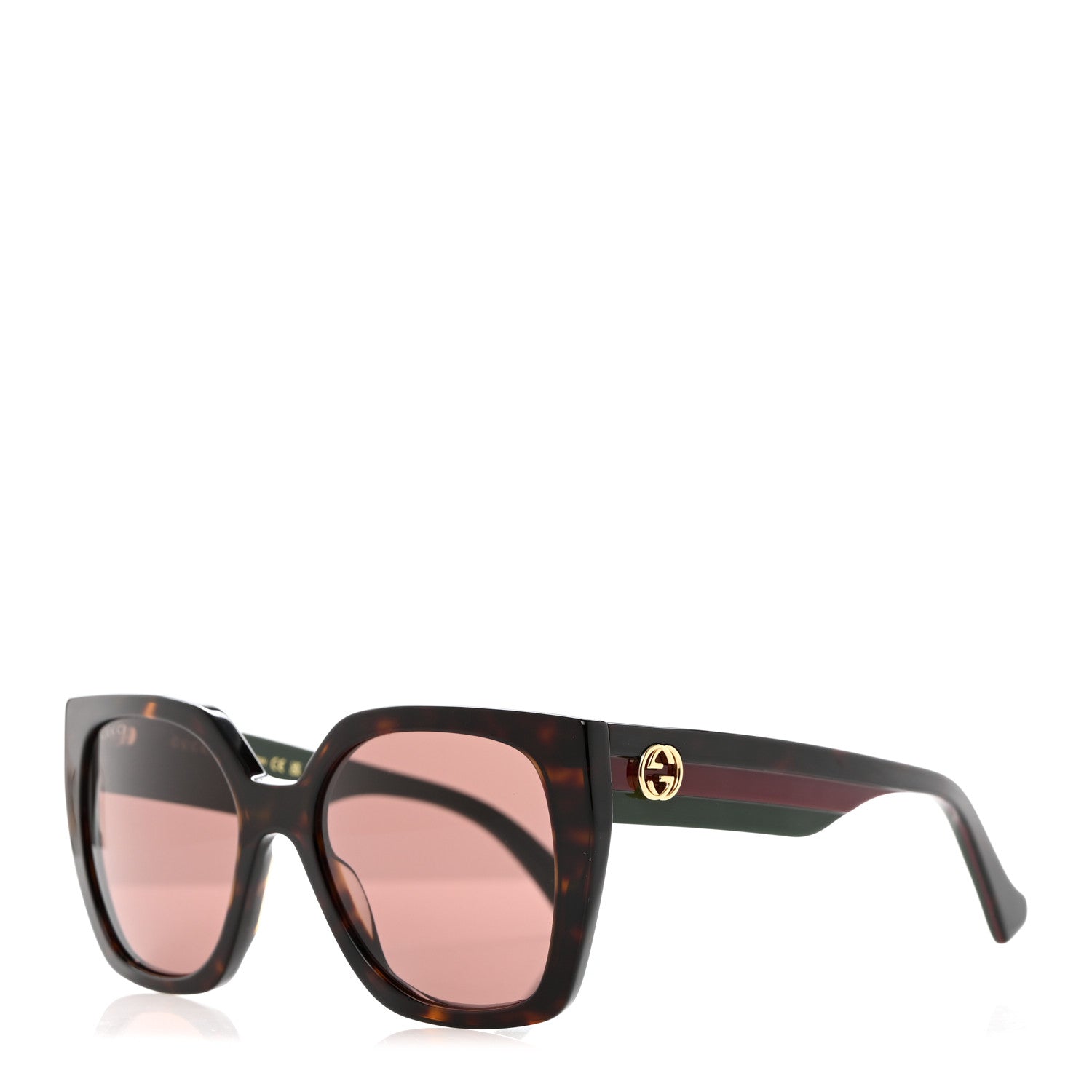 Gucci Acetate GG Sunglasses GG1300S Havana 1 of 8