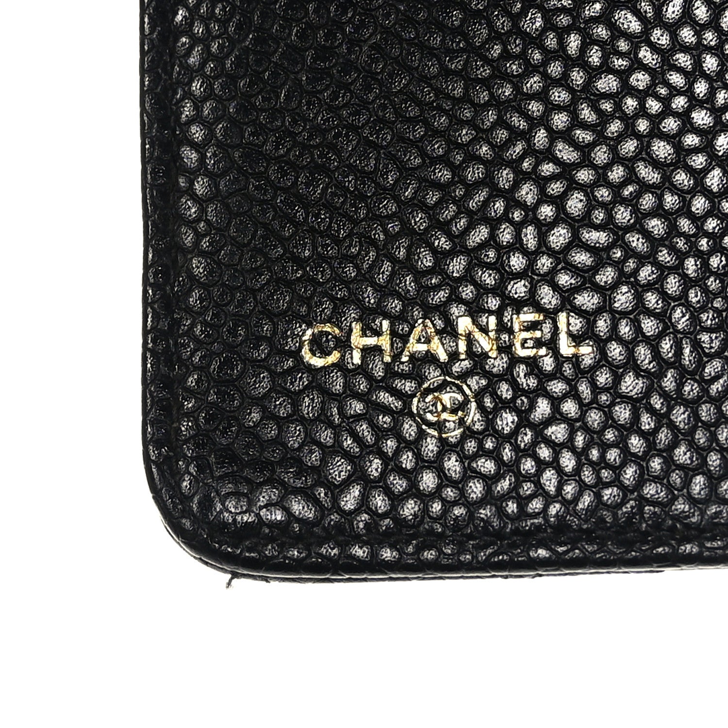Chanel Caviar Diamond Embossed Agenda Cover Black 6 of 9
