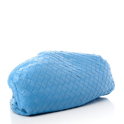 Bottega Veneta Nappa Maxi Intrecciato The Pouch Oversized Clutch Swimming Pool 4 of 9