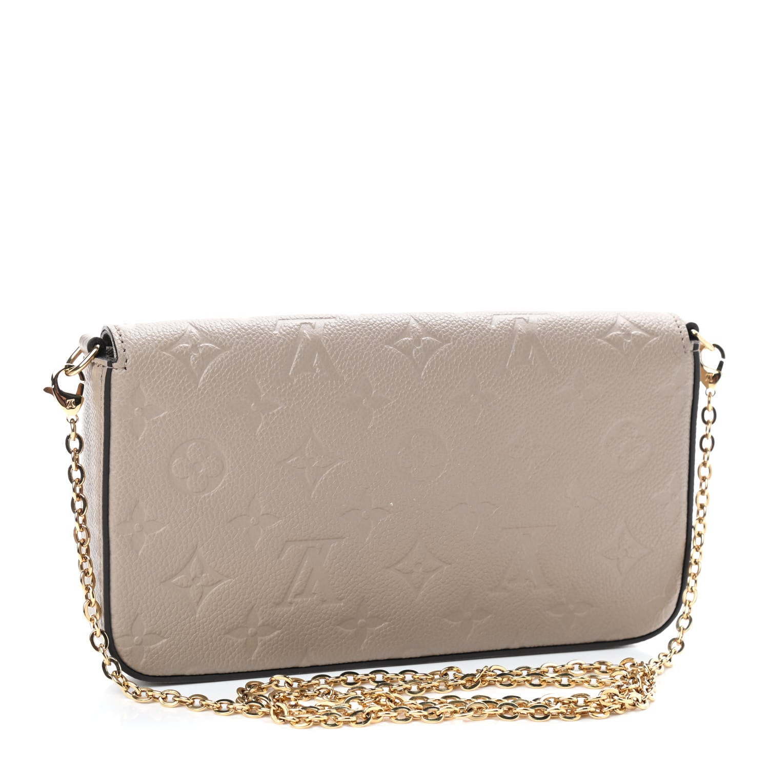 Louis Vuitton Empreinte Pochette Felicie Chain Wallet Tourterelle 3 of 8