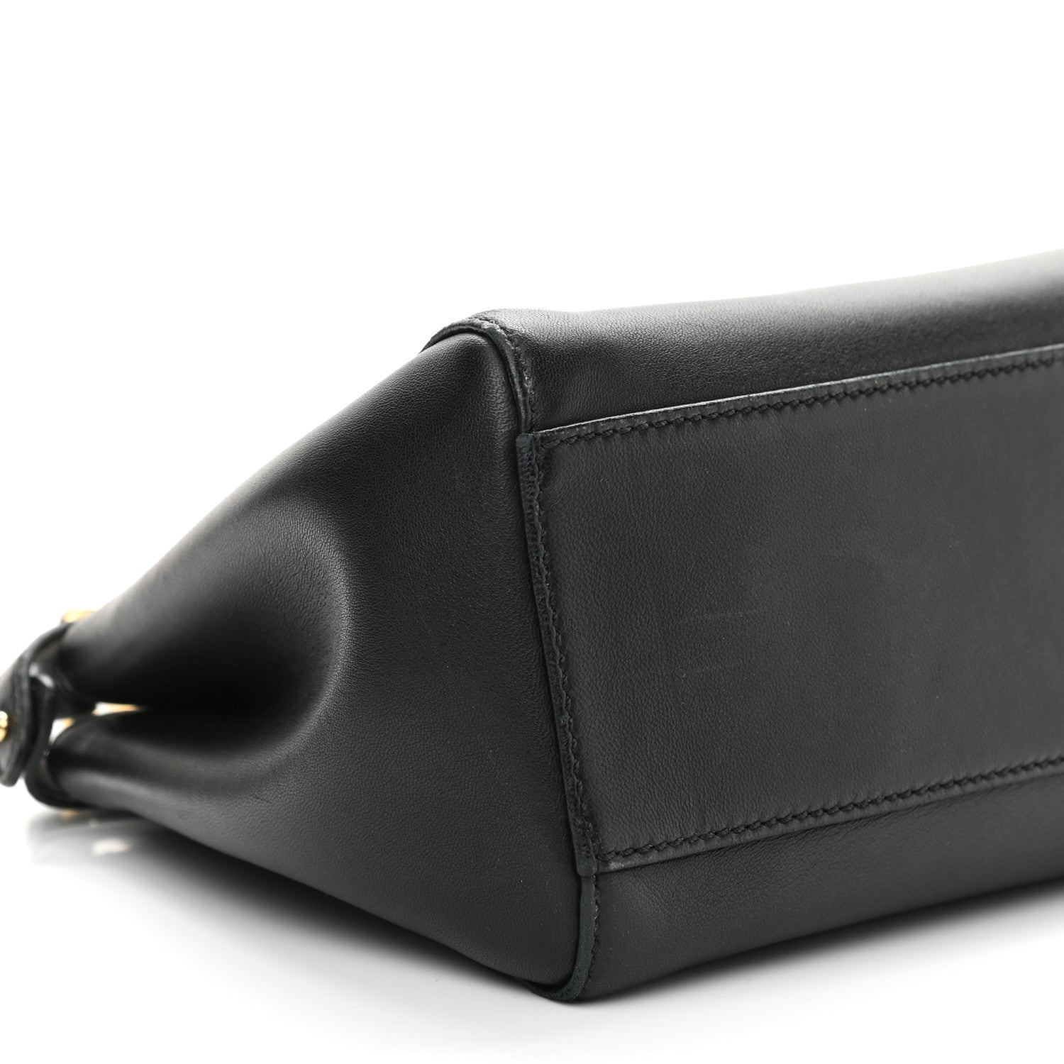 Fendi Nappa Mini Peekaboo Iconic Satchel Black 8 of 9