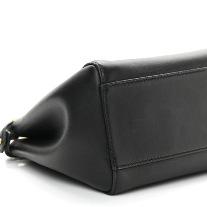 Fendi Nappa Mini Peekaboo Iconic Satchel Black 8 of 9