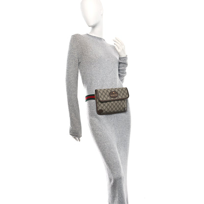 Gucci GG Supreme Monogram Neo Vintage Web Belt Bag Brown 2 of 10