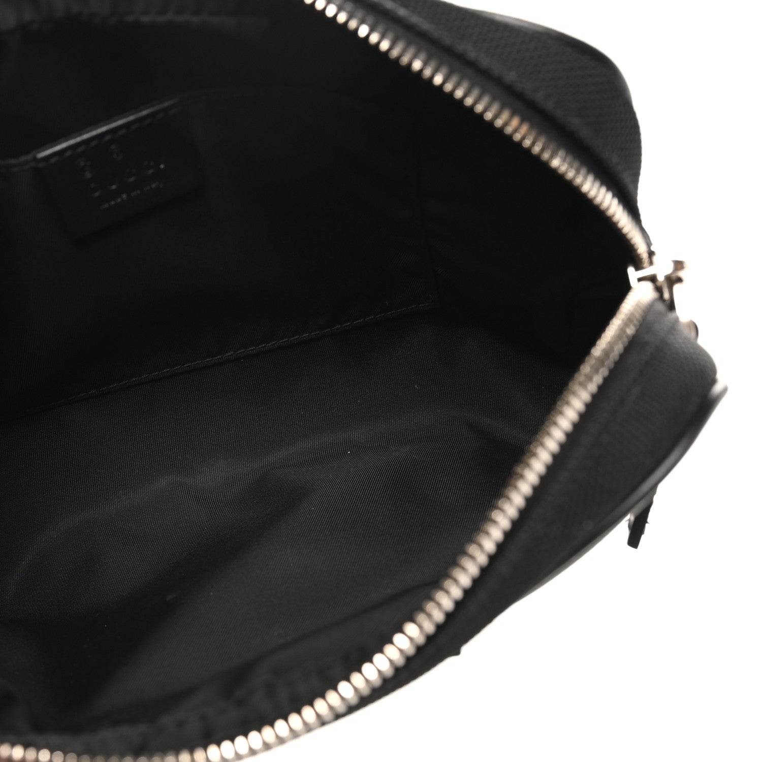 Gucci Canvas Web Slim Belt Bag Black 5 of 10