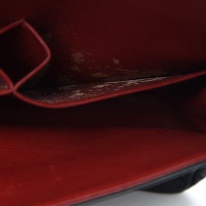 Chanel Lambskin Quilted Medium Double Flap Black 9 of 13