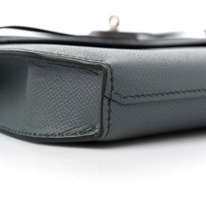 Hermes Epsom Kelly Depeches 25 Pouch Vert Amande 8 of 10