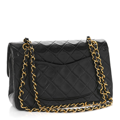 Chanel Lambskin Quilted Small Double Flap Black 3 of 9