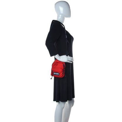 Balenciaga Recycled Casual Nylon Mini Oversized Backpack Bright Red 2 of 11
