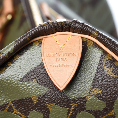 Louis Vuitton Graffiti Keepall 50 Kaki 6 of 9