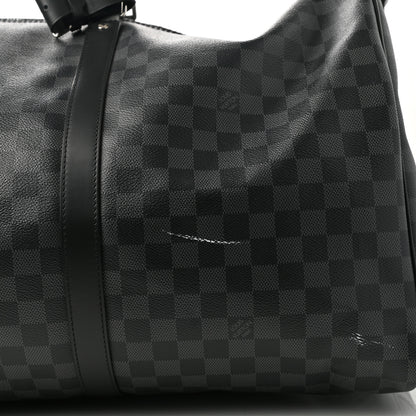 Louis Vuitton Damier Graphite Keepall Bandouliere 55 10 of 10