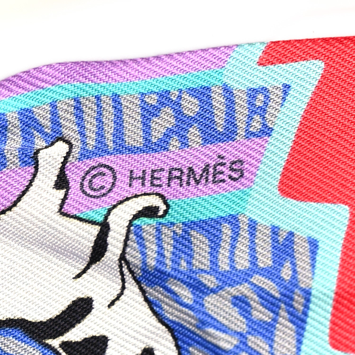 Hermes Silk En Liberte Twilly Vert Cyclamen Multicolor 4 of 4