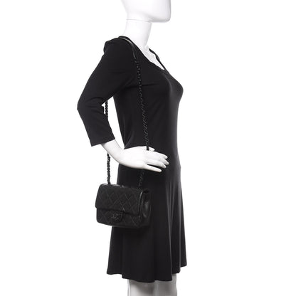 Chanel Caviar Quilted Incognito Mini Square Flap Black 2 of 11