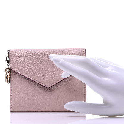 Christian Dior Bullcalf Diorissimo Medium Envelope Wallet Pink 2 of 9