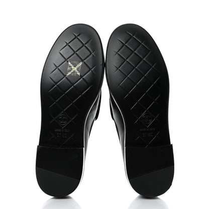 Chanel Lambskin Quilted CC Turnlock Loafers 37.5 Black 7 of 9