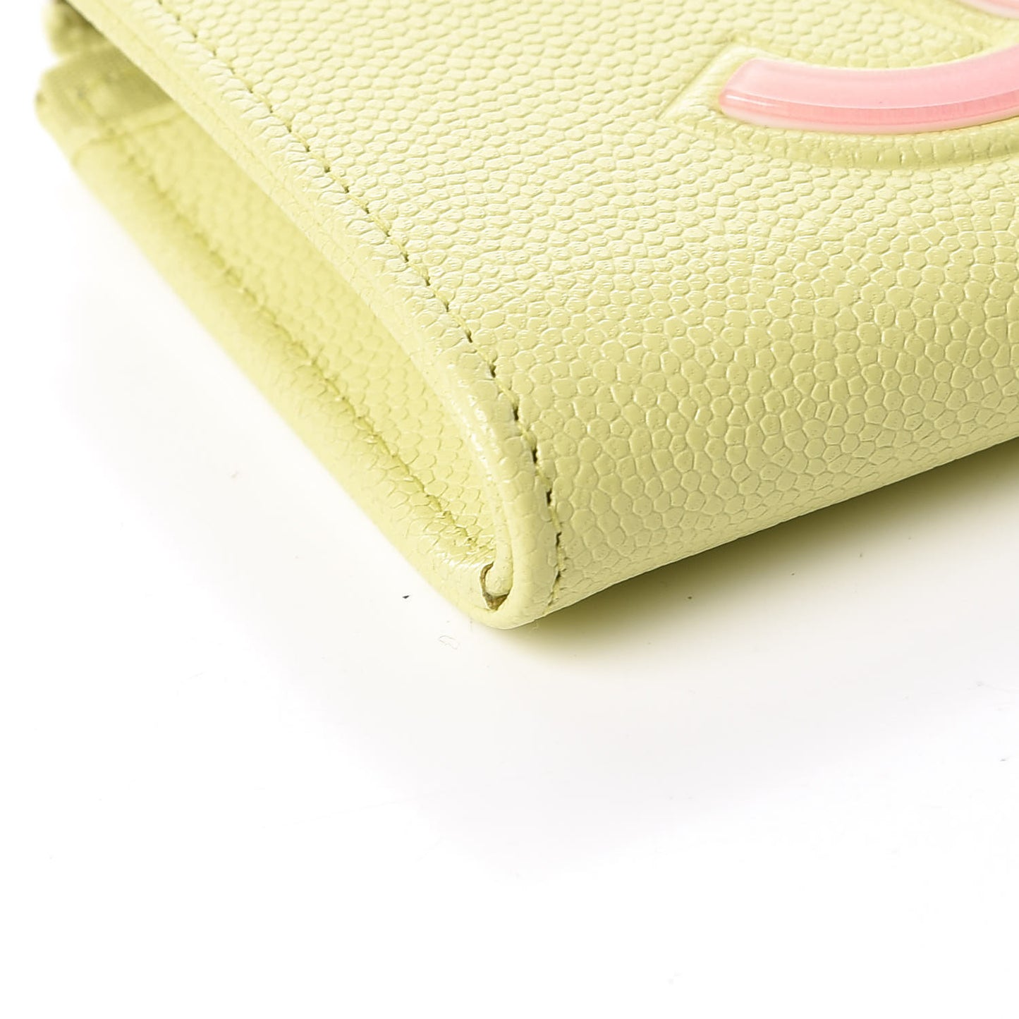 Caviar Key Holder Case Light Pink Light Green