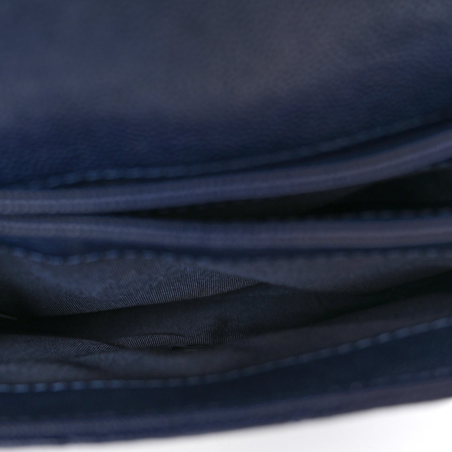 Caviar Quilted Small Urban Companion Flap Navy