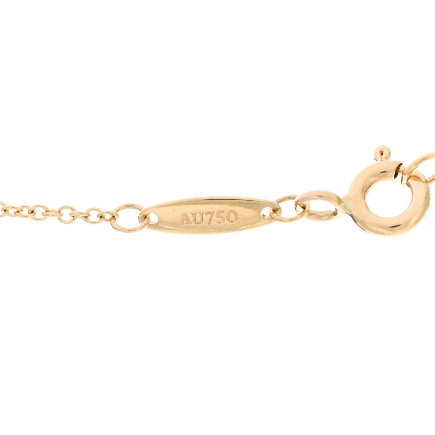 18K Yellow Gold Elsa Peretti Diamonds by the Yard 3 Station Necklace