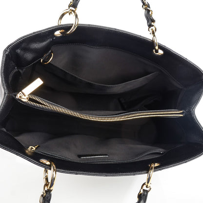 Chanel Caviar Quilted Grand Shopping Tote GST Black 5 of 7