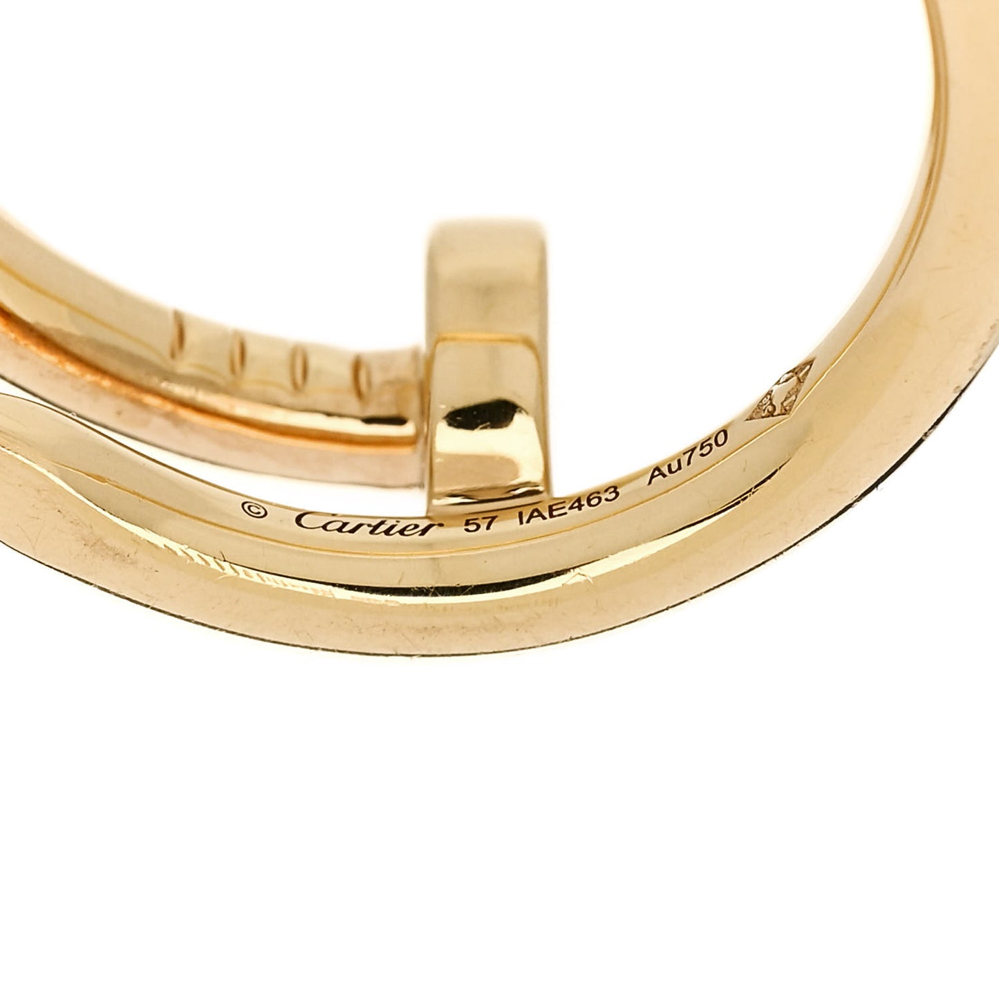 18K Yellow Gold Juste Un Clou Ring 57 8