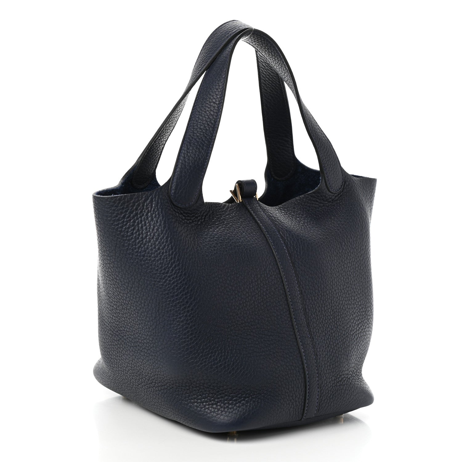 Hermes Taurillon Clemence Picotin Lock 22 MM Bleu Nuit 3 of 10