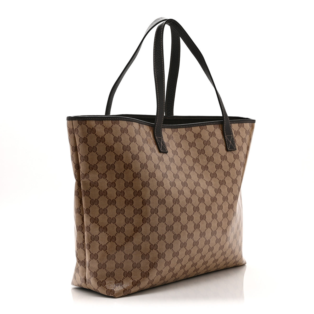 Crystal Monogram Tote Dark Brown