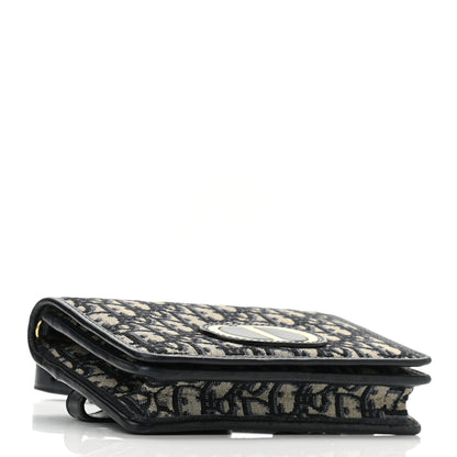 Christian Dior Oblique 30 Montaigne 2-In-1 Pouch Blue 3 of 10