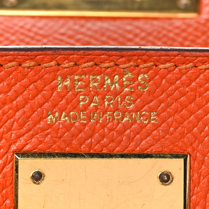 Hermes Epsom Kelly Sellier 32 Feu 22 of 47