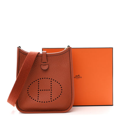 Hermes Taurillon Clemence Evelyne TPM Cuivre 11 of 11