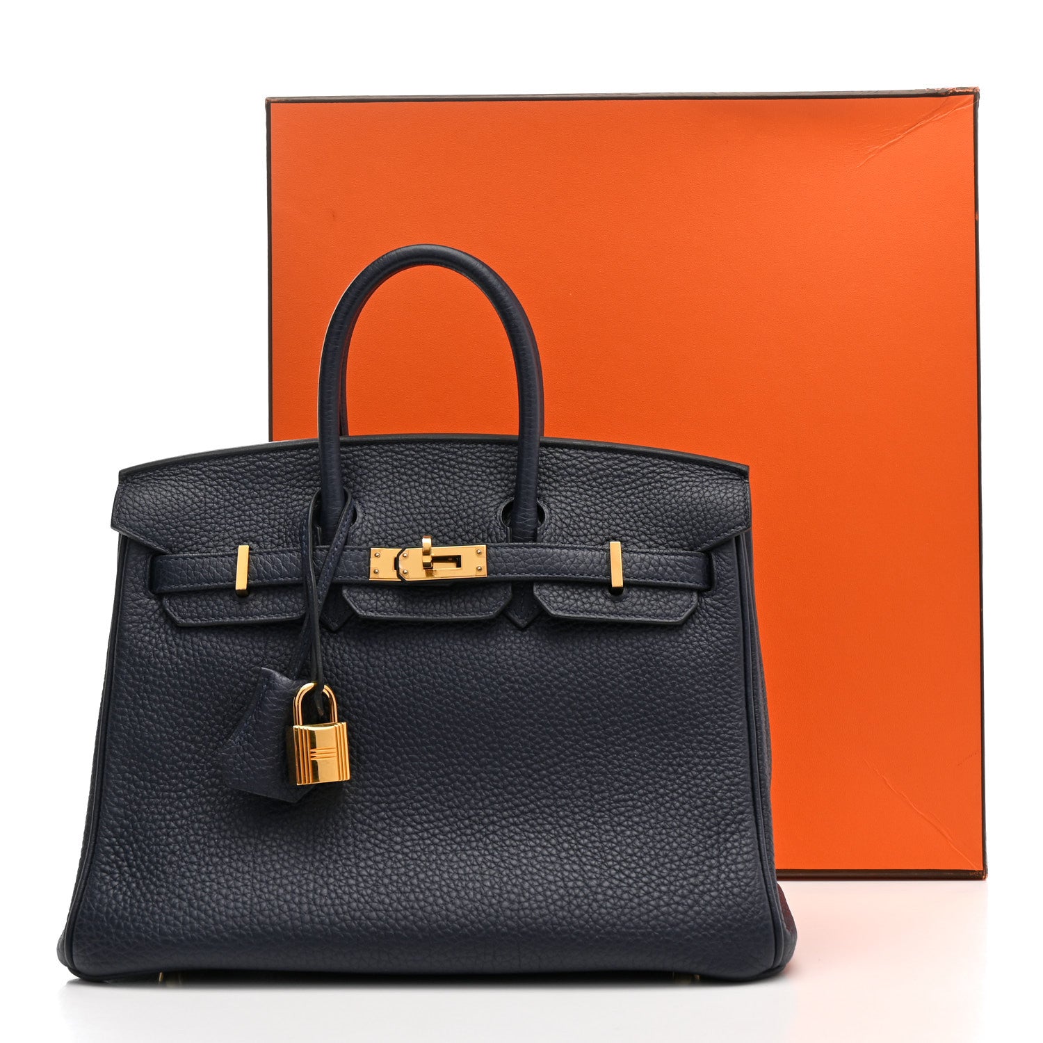 Hermes Togo Birkin 25 Bleu Nuit 19 of 21