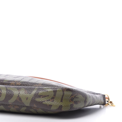 Louis Vuitton Monogram Graffiti Pochette Accessories Kaki 7 of 10