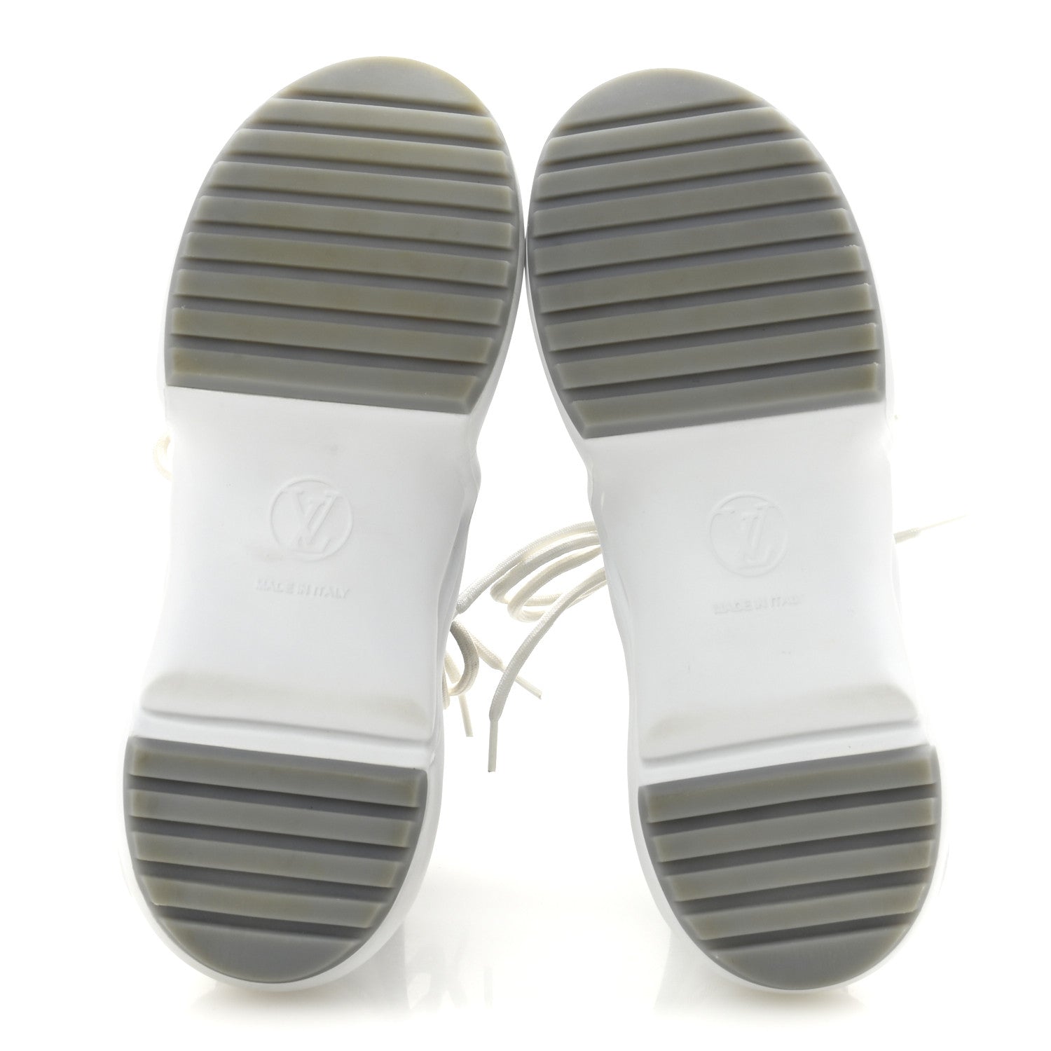 Louis Vuitton Calfskin Nylon Mahina Flight Mode LV Archlight Sneakers 36 Grey 6 of 10