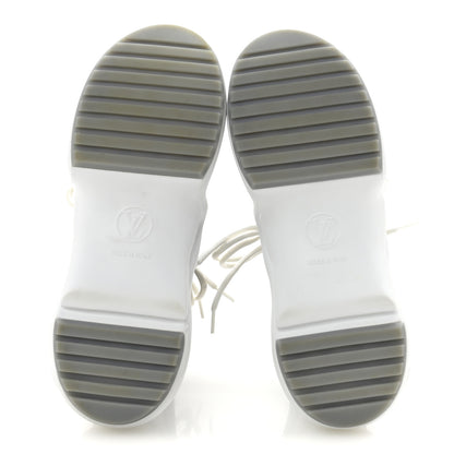 Louis Vuitton Calfskin Nylon Mahina Flight Mode LV Archlight Sneakers 36 Grey 6 of 10
