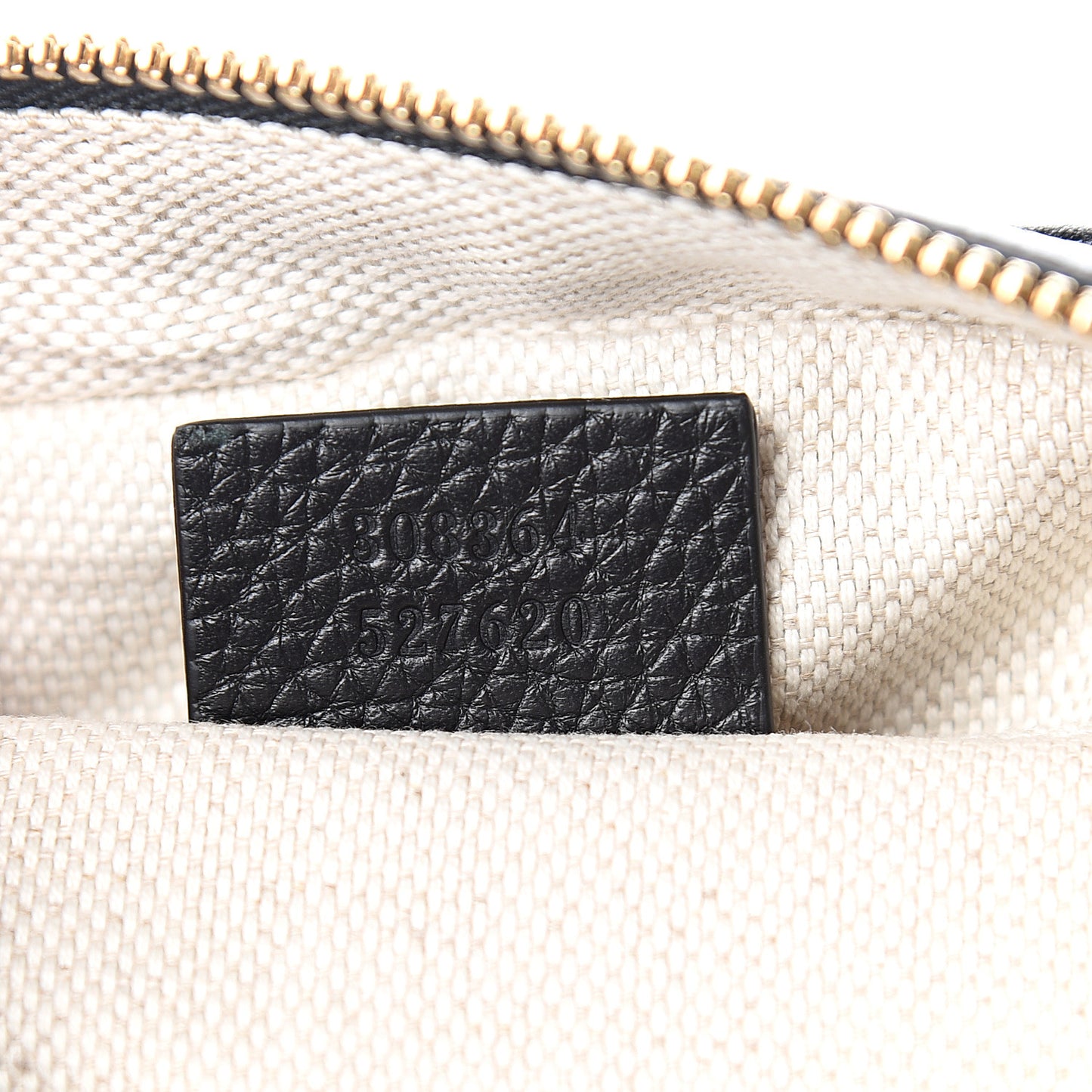 Pebbled Calfskin Small Soho Disco Bag Black