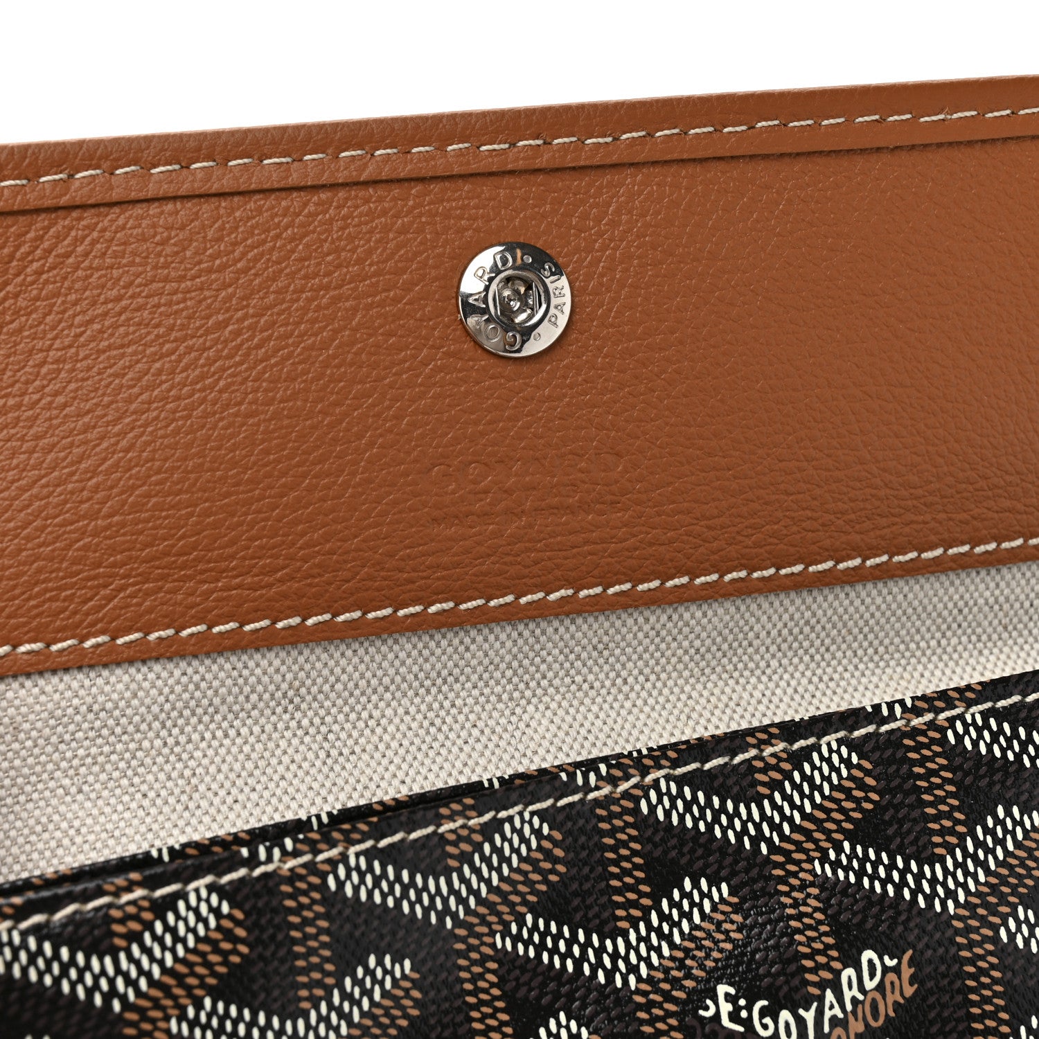 Goyard Goyardine Saint Louis PM Black Gold 6 of 10