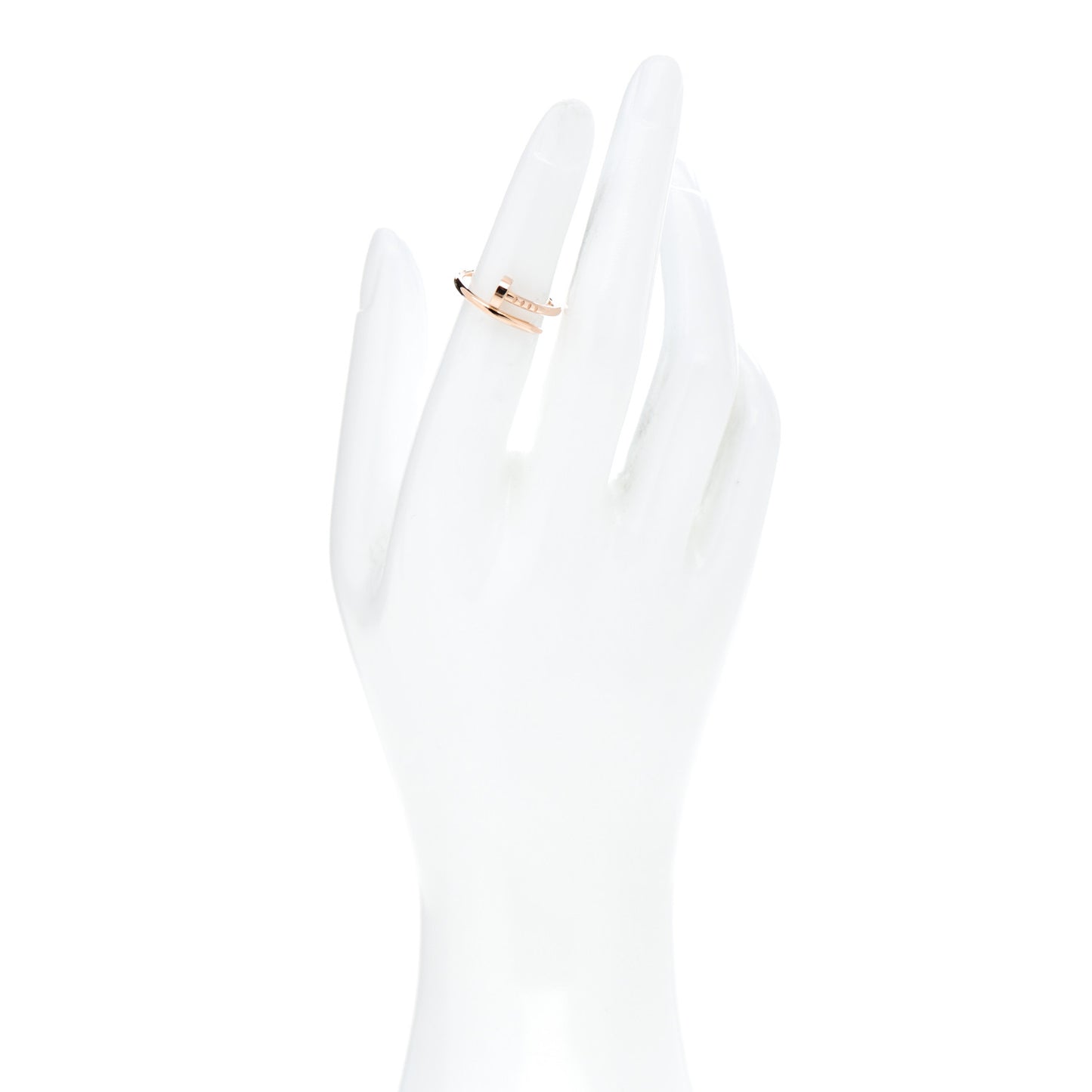 18K Pink Gold Small Juste Un Clou Ring 49 4.75