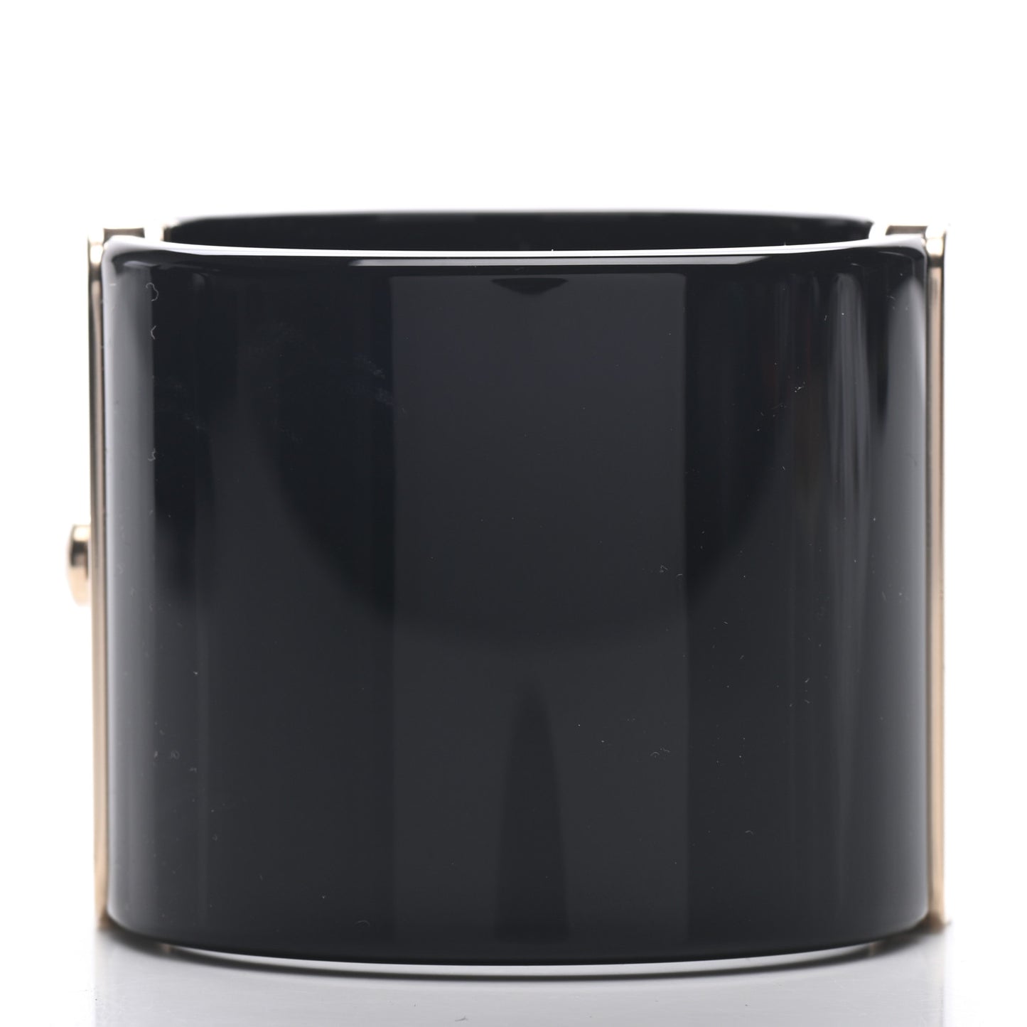 Resin Lambskin CC Cuff Black