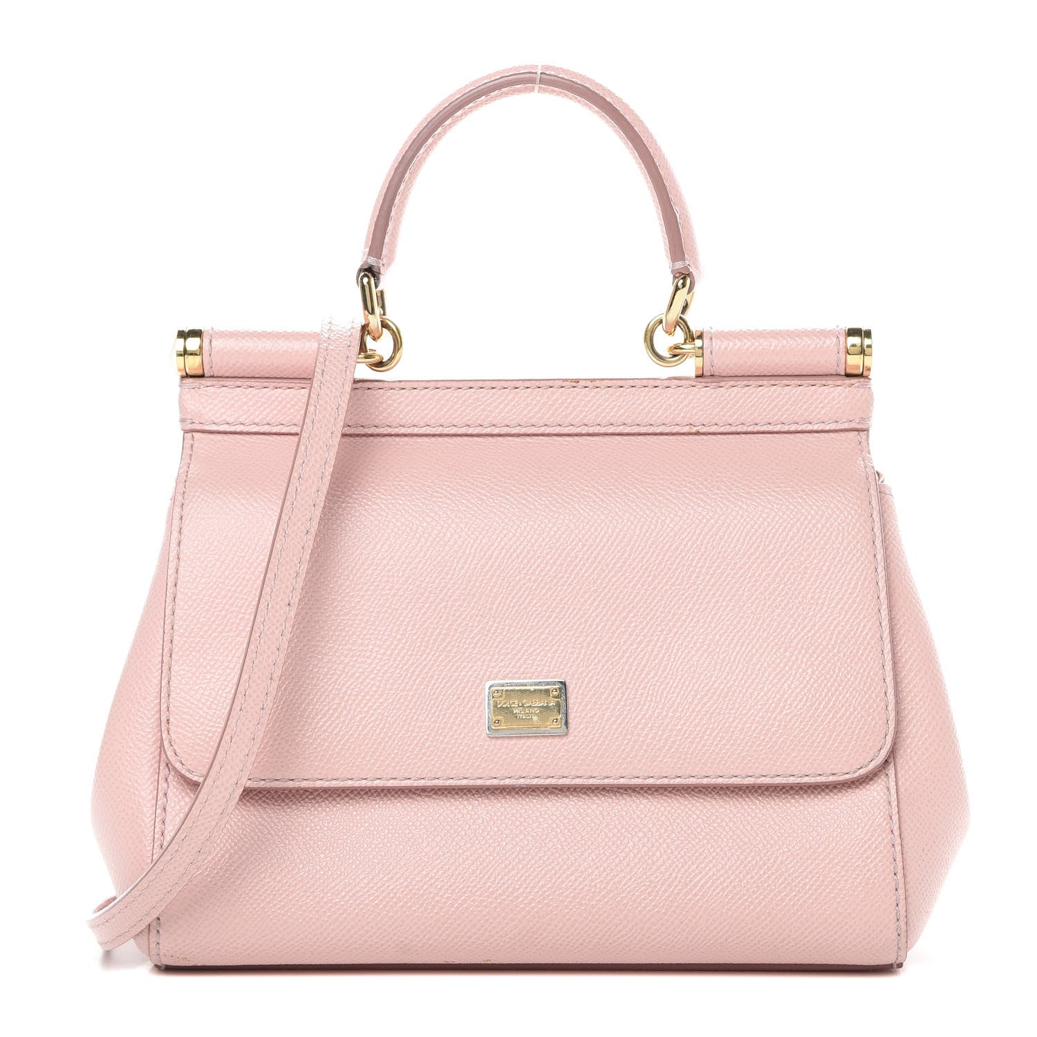 Dolce & Gabbana Dauphine Small Miss Sicily Satchel Pink 1 of 12