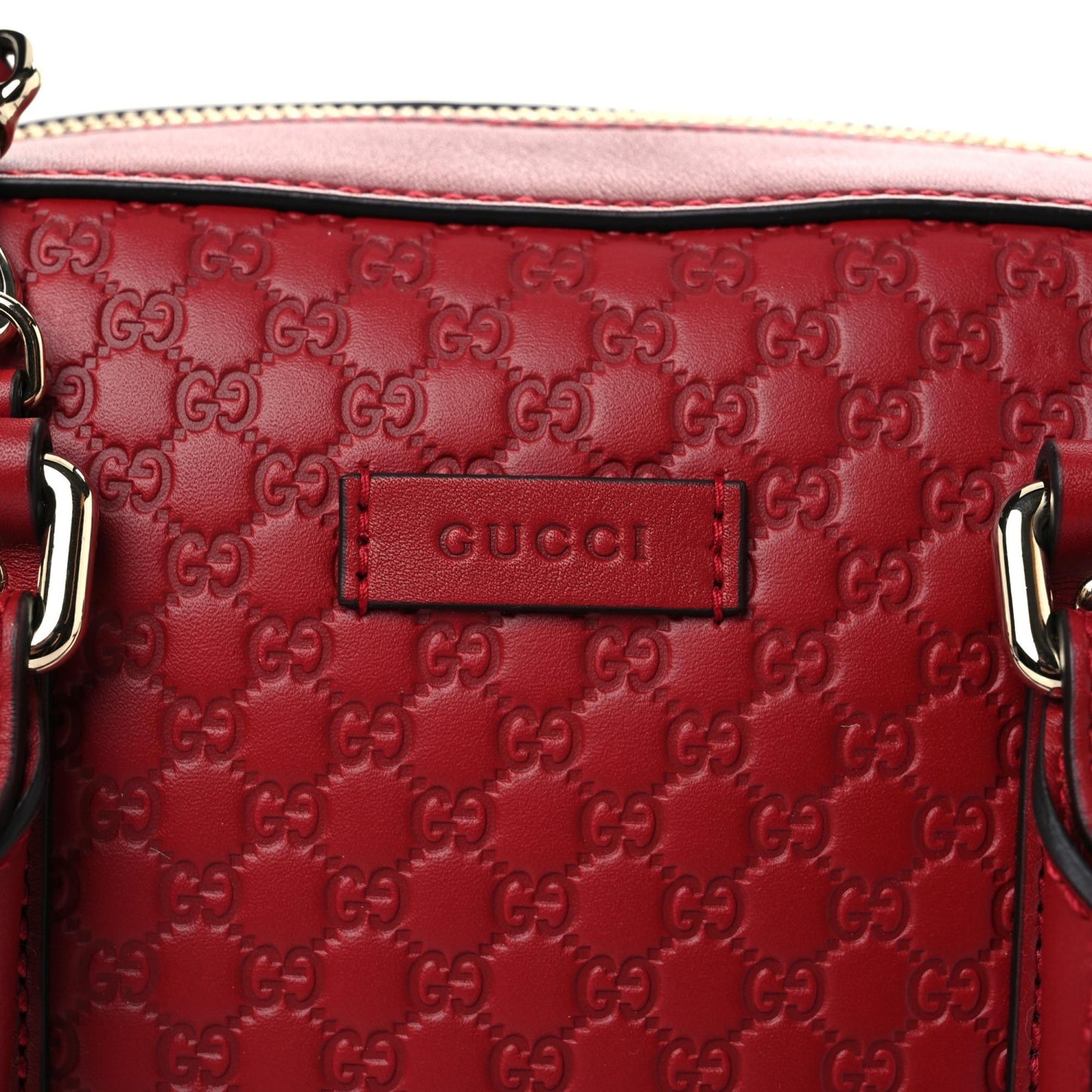 Microguccissima Small Crossbody Bag Rosso