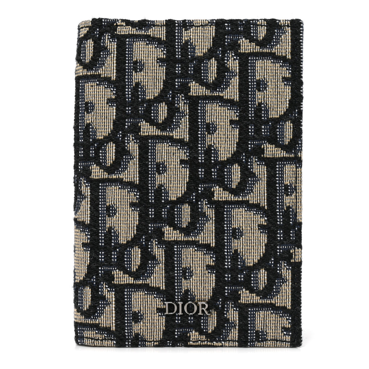Oblique Bi-Fold Card Holder Blue