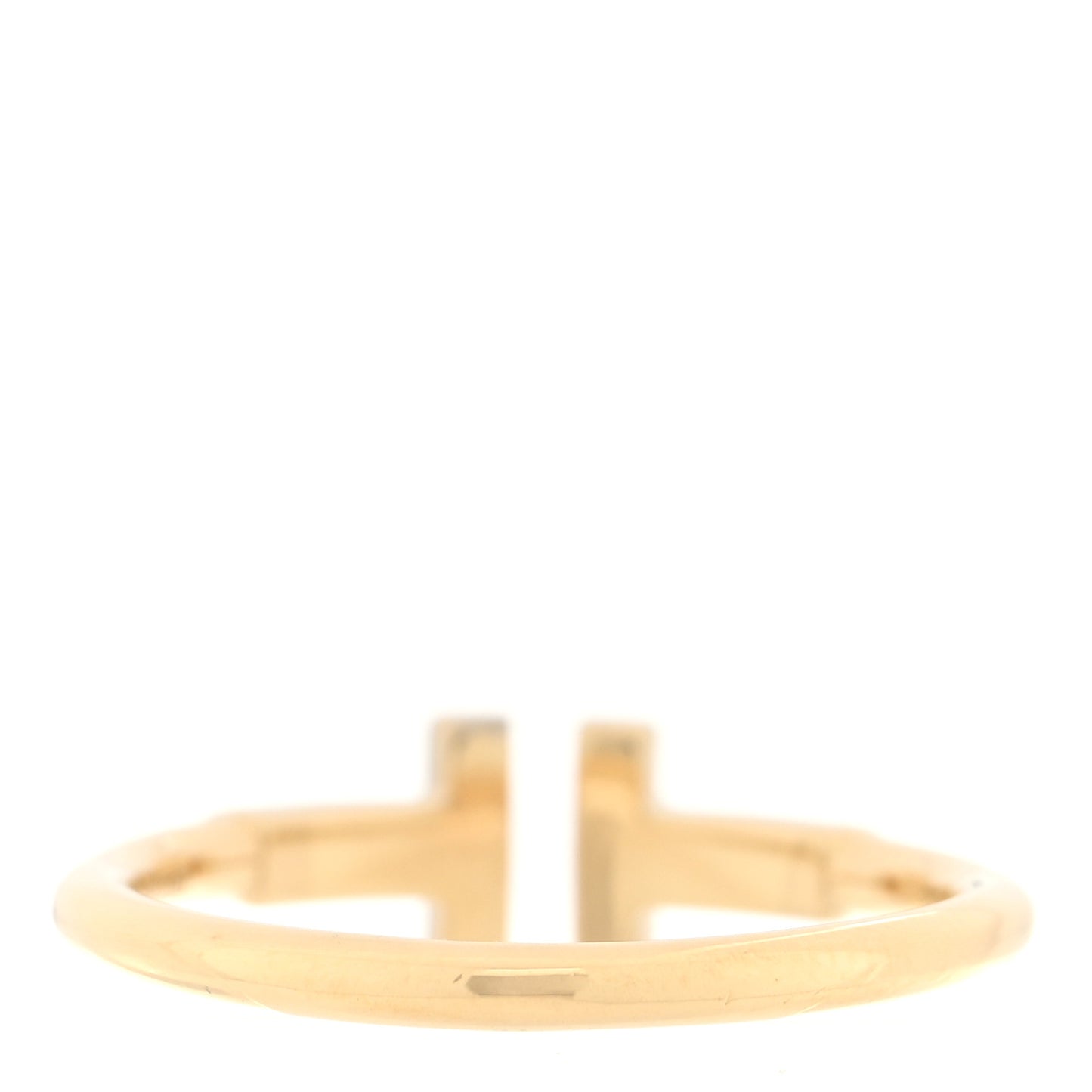 18K Yellow Gold T Wire Ring 54 6.75