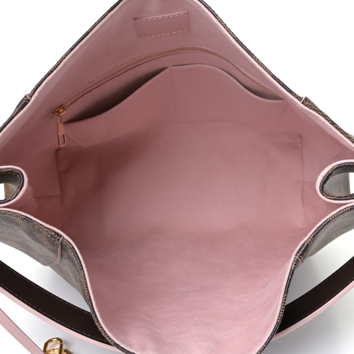 Damier Ebene Caissa Hobo Rose Ballerine
