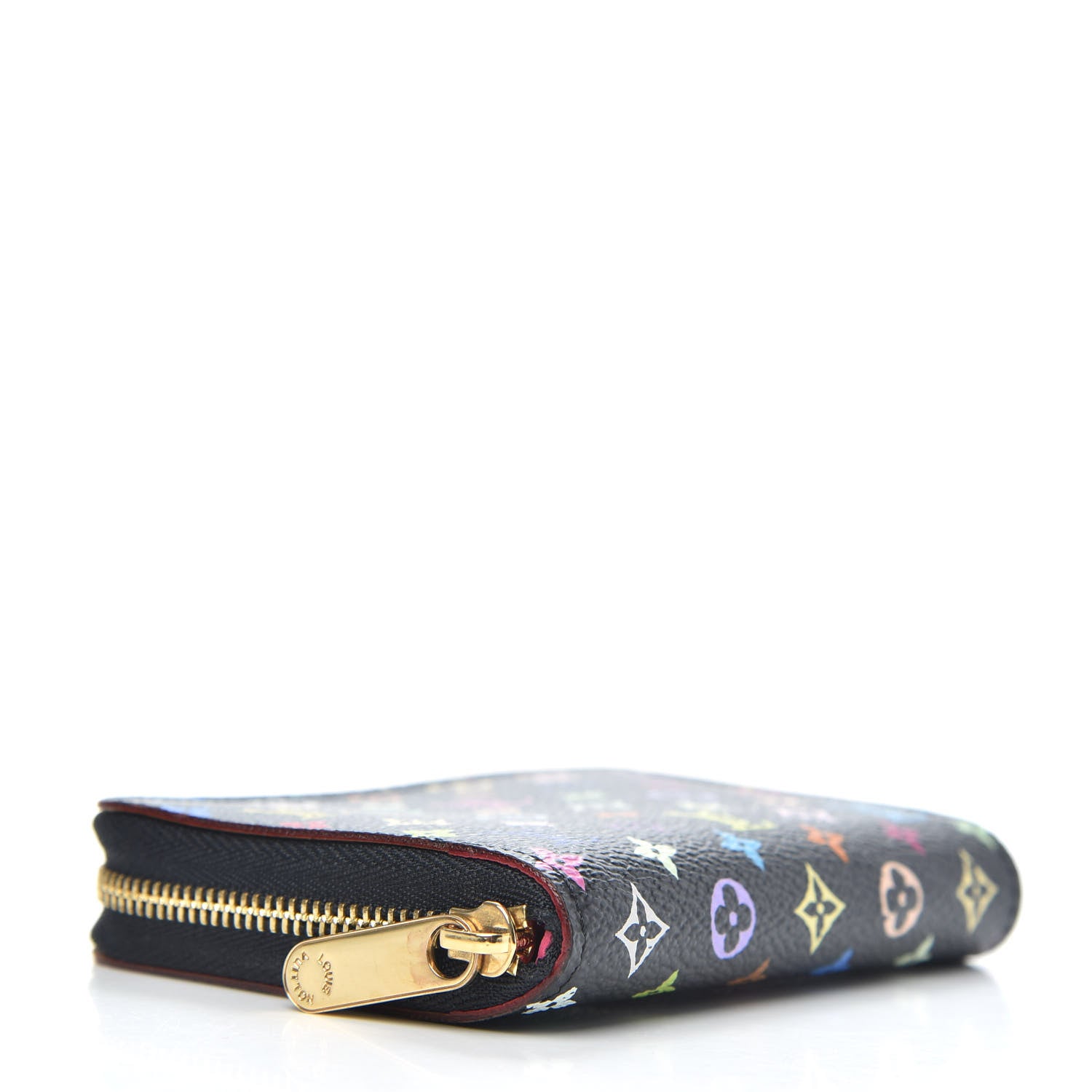 Louis Vuitton Monogram Multicolor Zippy Coin Purse Black Grenade 4 of 6