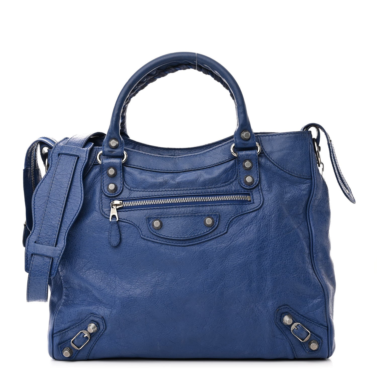 Balenciaga Agneau Giant 12 Silver Hardware Velo Bleu Glacier 3 of 16