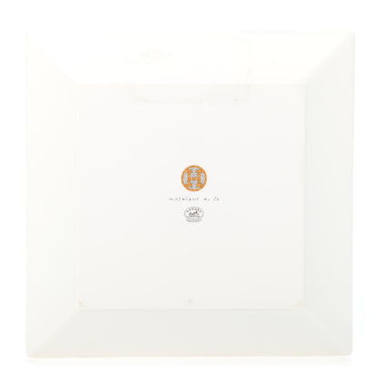 Hermes Porcelain Mosaique au 24 Square Plate 3 of 4