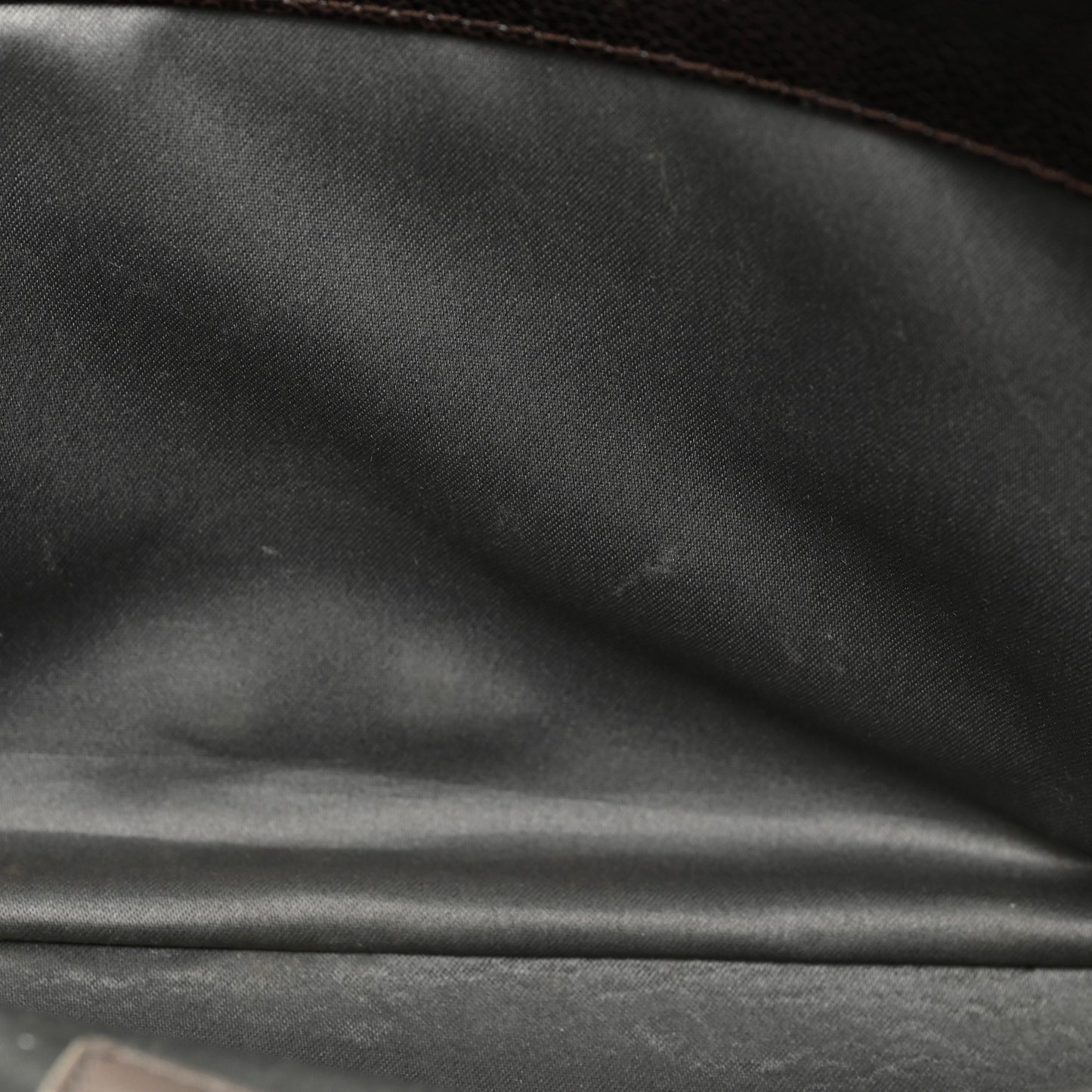 Glazed Caviar Small Pocket In The City Shoulder Bag Brown