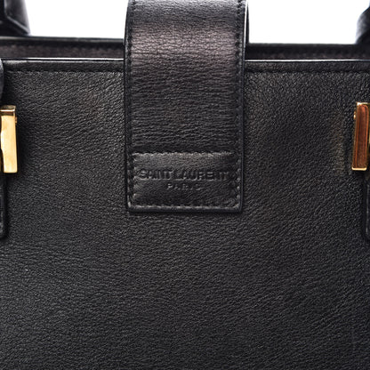Saint Laurent Smooth Calfskin Small Monogram Cabas Black 11 of 15