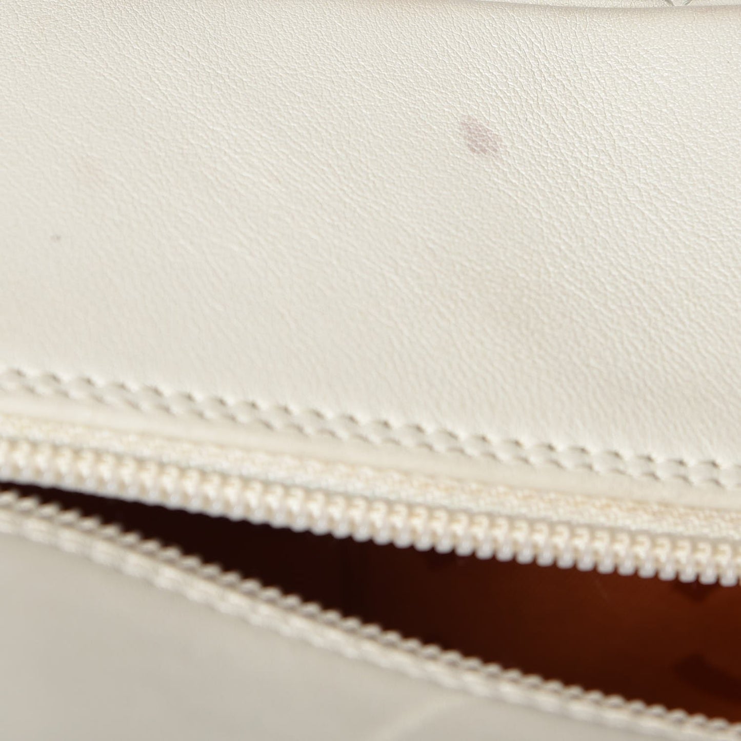 Calfskin Python Quilted Large Cambon Multipocket Reporter White